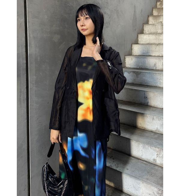 MURUA「シェイドフラワーレイヤードワンピース」|ワンピース|