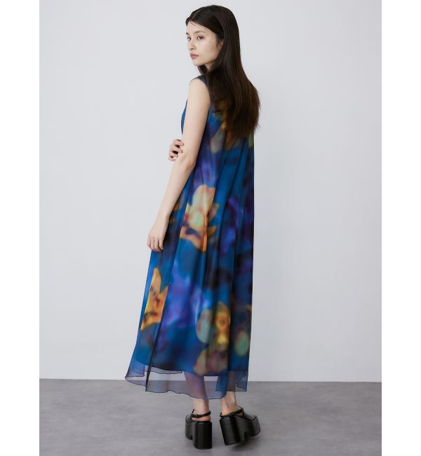 MURUA「シェイドフラワーレイヤードワンピース」|ワンピース|