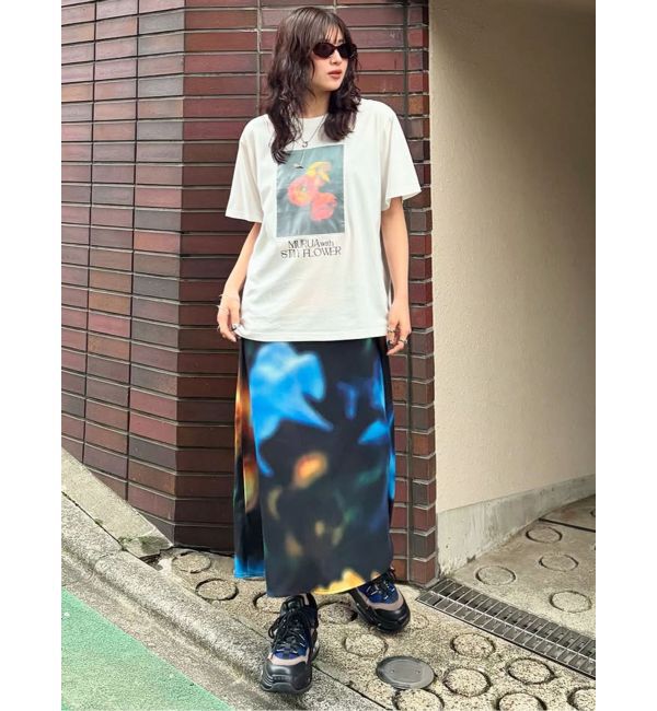 MURUA「シェイドフラワーレイヤードワンピース」|ワンピース|