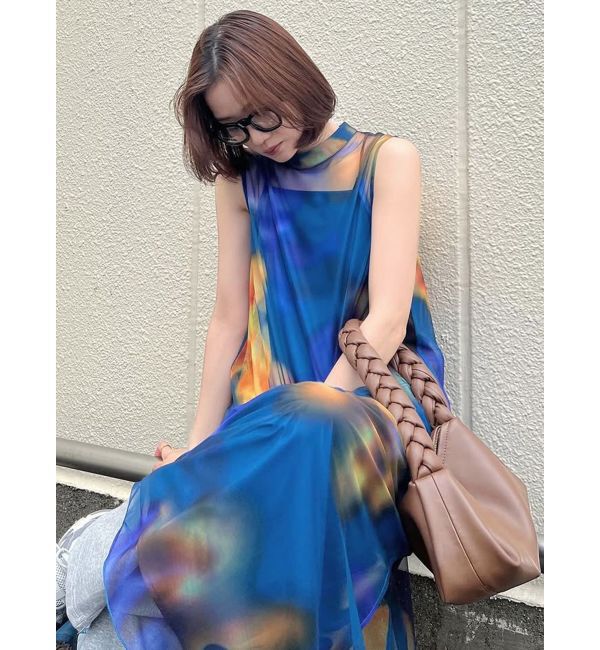 MURUA「シェイドフラワーレイヤードワンピース」|ワンピース|