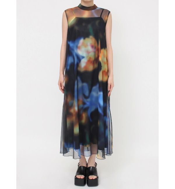 MURUA「シェイドフラワーレイヤードワンピース」|ワンピース|