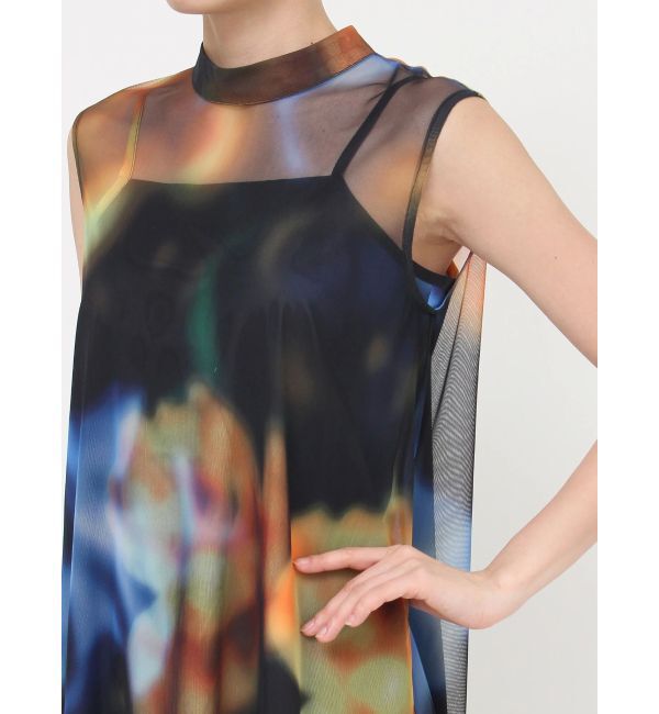 MURUA「シェイドフラワーレイヤードワンピース」|ワンピース|