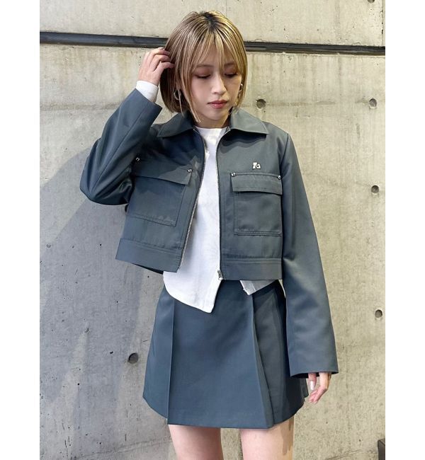 MURUA「ホックアシメリブトップス」|Tシャツ・カットソー|