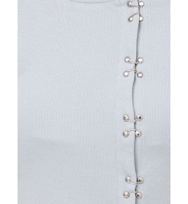 MURUA「ホックアシメリブトップス」|Tシャツ・カットソー|