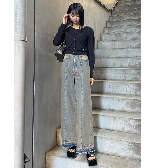 MURUA「スウィッチングカーデ」|カーディガン|