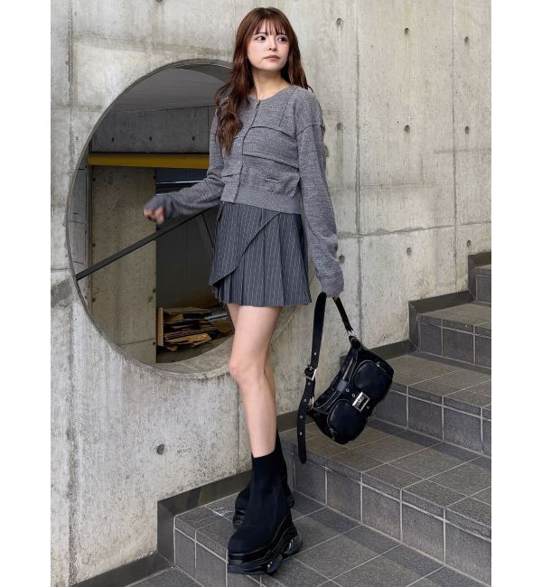 MURUA「スウィッチングカーデ」|カーディガン|