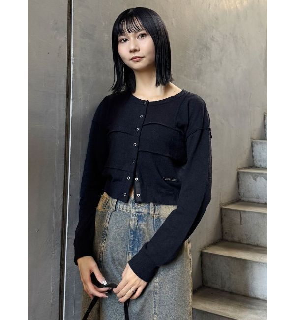 MURUA「スウィッチングカーデ」|カーディガン|