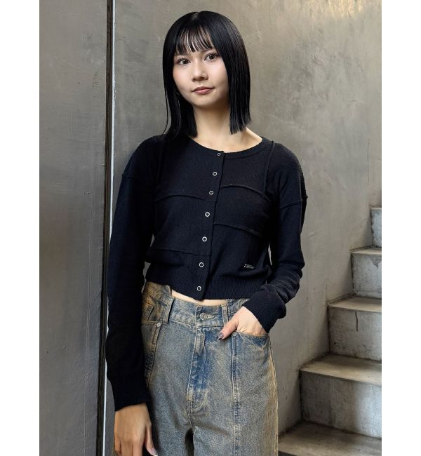 MURUA「スウィッチングカーデ」|カーディガン|