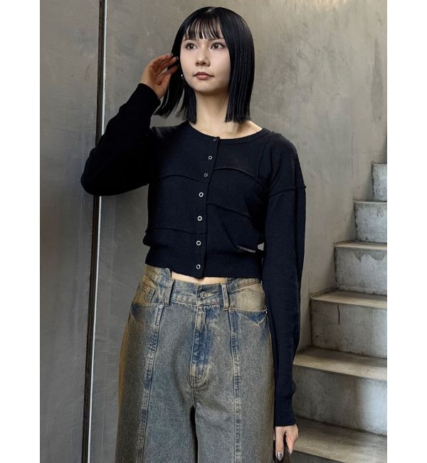 MURUA「スウィッチングカーデ」|カーディガン|