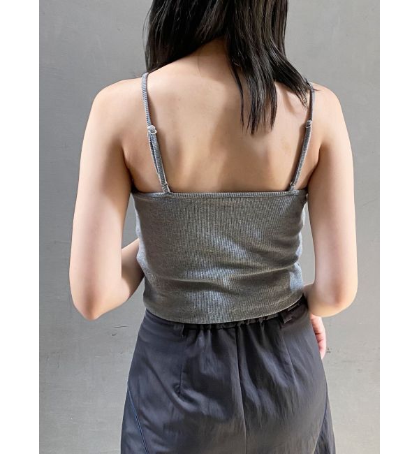 MURUA「ロゴプレートスクエアキャミ」|キャミソール|