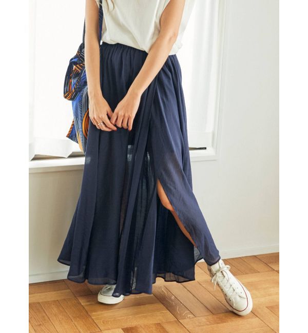 Ungrid「スリットシアーボリュームスカート」|スカート|