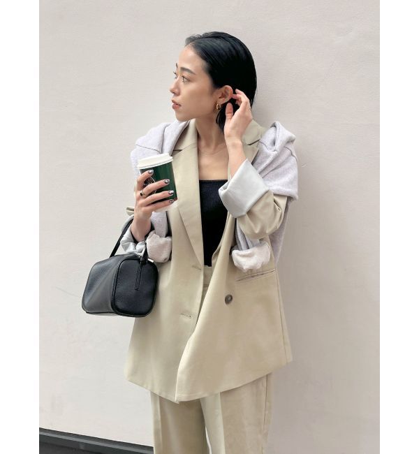 Ungrid「ルーズシルエットテーラードジャケット」|テーラードジャケット|ベージュ