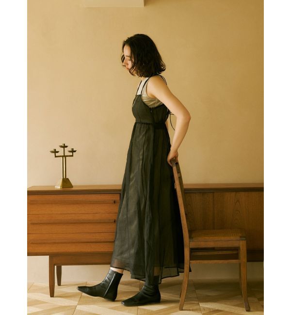 Ungrid「ミドル丈フラットブーツ」|ショートブーツ|