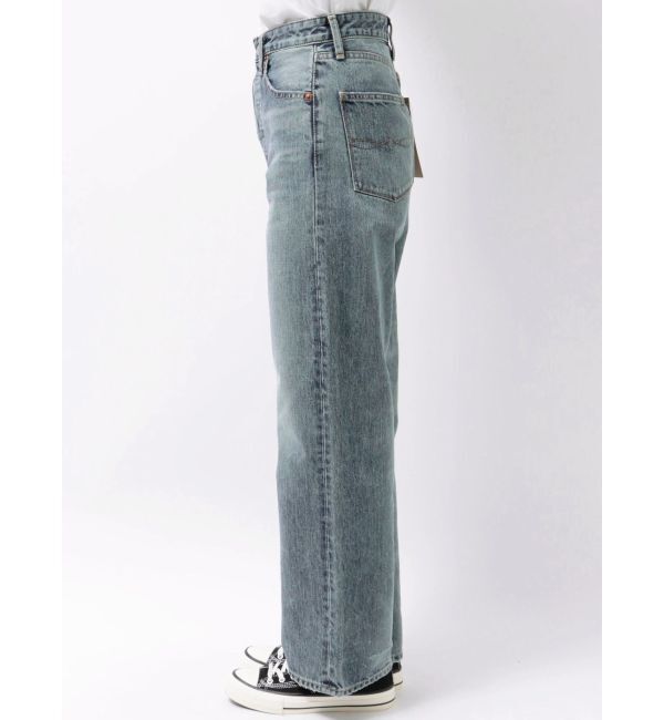 Ungrid「ハイウエストルーズストレートデニム」|デニム|