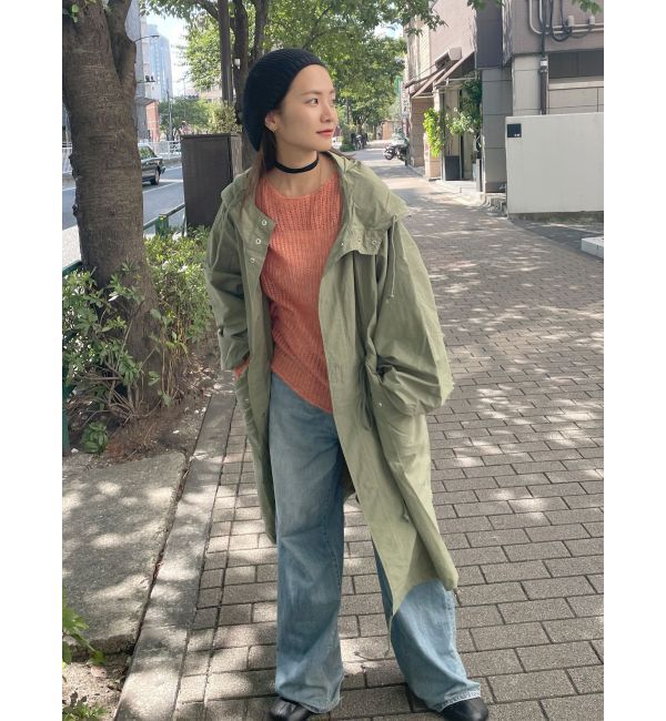 Ungrid「フードミリタリーボリュームコート」|ブルゾン・スタジャン|