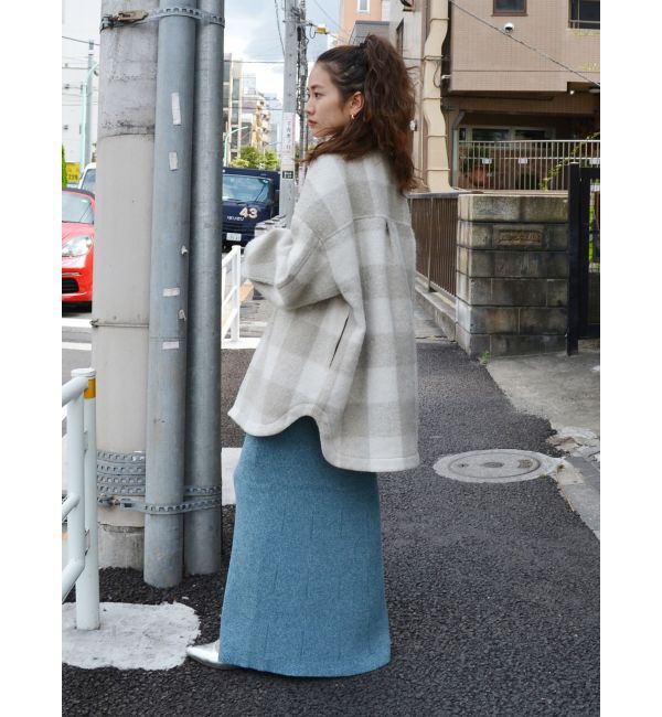 Ungrid「リブ編みマーメイドスカート」|スカート|