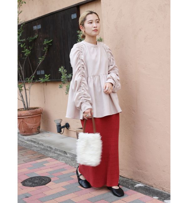 Ungrid「リブ編みマーメイドスカート」|スカート|