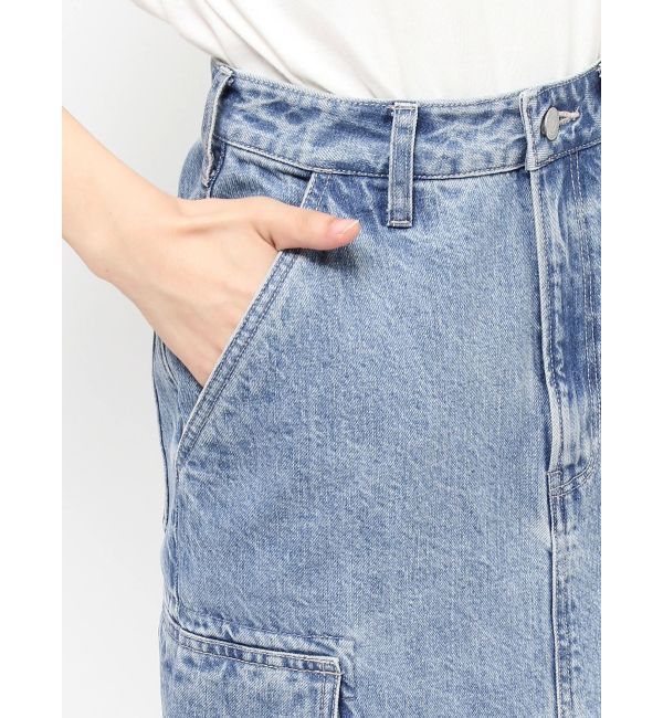 Ungrid「ワークデザインスリットデニムスカート」|スカート|