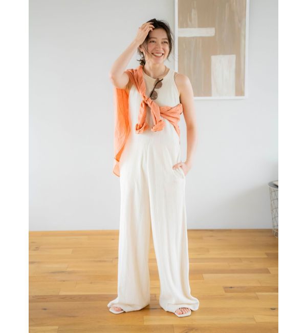 Ungrid「Miller別注 バックオープンパイルロンパース」|オールインワン|