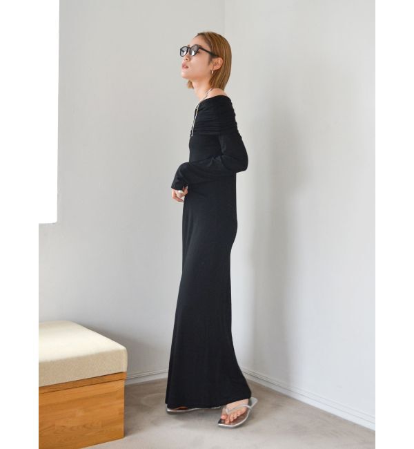 Ungrid「オフショルフィットワンピース」|ワンピース|