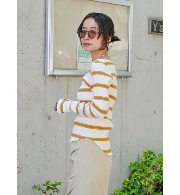 Ungrid「クリアブラウンフレームサングラス」|サングラス|