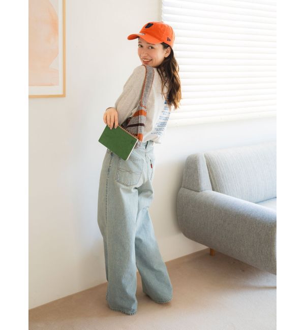 Ungrid「ヴィンテージルーズワイドデニム」|デニム|