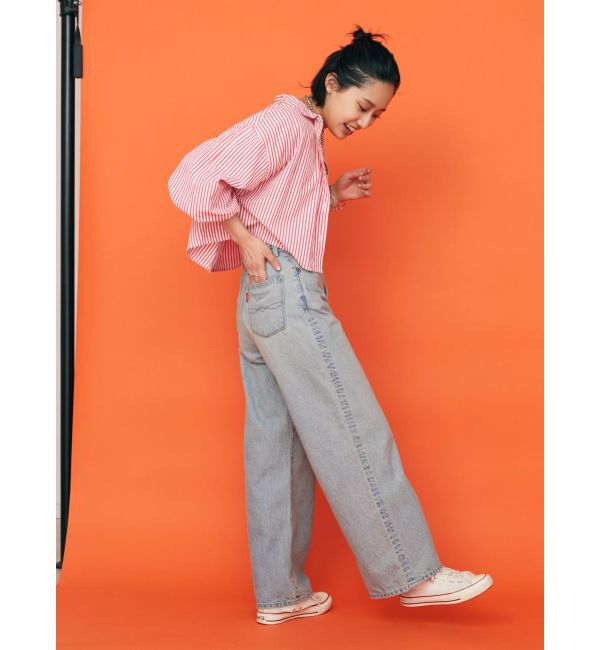 Ungrid「ヴィンテージルーズワイドデニム」|デニム|