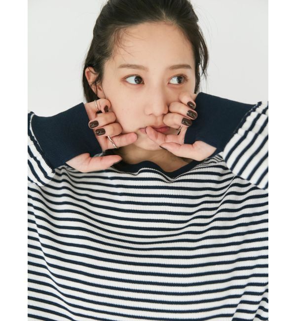 Ungrid「【WEB限定】スリーブボリュームワッフルロングスリーブTee」|Tシャツ・カットソー|