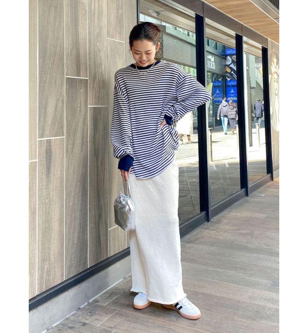 Ungrid「【WEB限定】スリーブボリュームワッフルロングスリーブTee」|Tシャツ・カットソー|