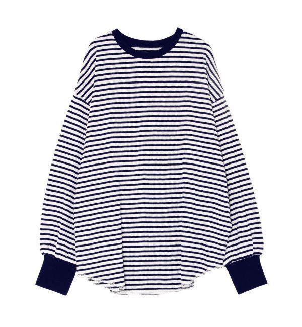 Ungrid「【WEB限定】スリーブボリュームワッフルロングスリーブTee」|Tシャツ・カットソー|