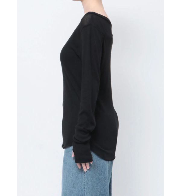 Ungrid「シアーフィットロングスリーブTee」|Tシャツ・カットソー|