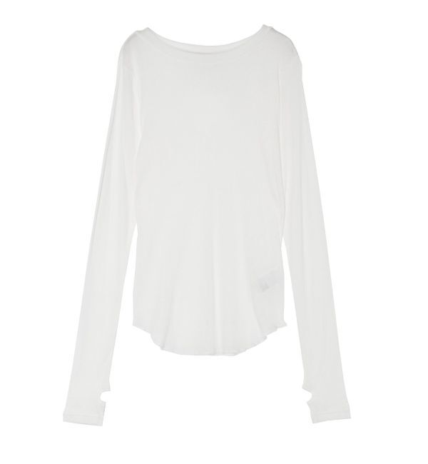 Ungrid「シアーフィットロングスリーブTee」|Tシャツ・カットソー|