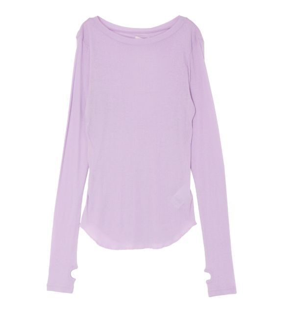 Ungrid「シアーフィットロングスリーブTee」|Tシャツ・カットソー|