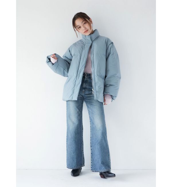 Ungrid「ハイウエストフレアデニム」|デニム|