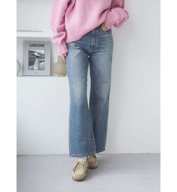 Ungrid「ハイウエストフレアデニム」|デニム|