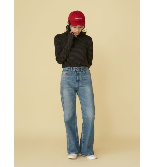 Ungrid「ハイウエストフレアデニム」|デニム|