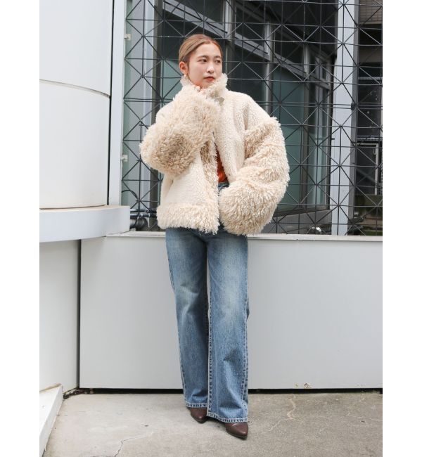 Ungrid「ハイウエストフレアデニム」|デニム|