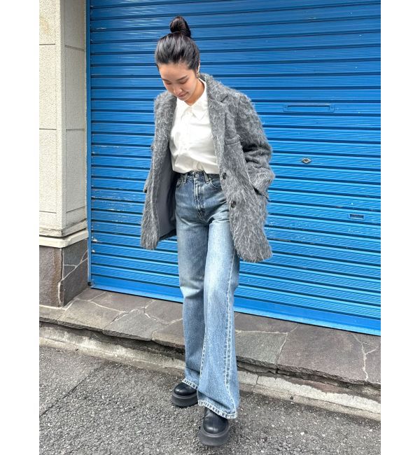 Ungrid「ハイウエストフレアデニム」|デニム|