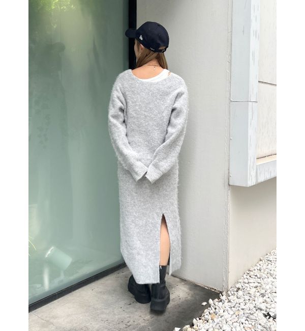 Ungrid「2Wayスリットニットワンピ－ス」|ワンピース|