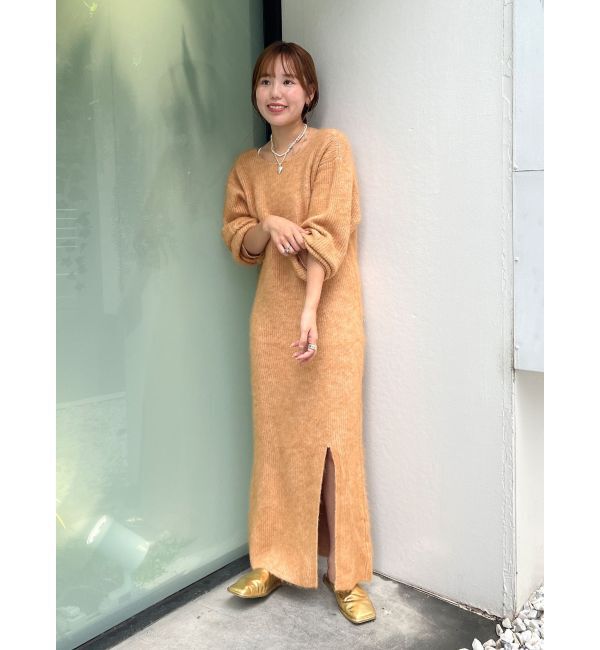 Ungrid「2Wayスリットニットワンピ－ス」|ワンピース|