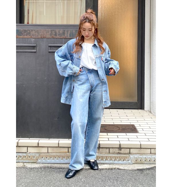 Ungrid「ビッグシルエットデニムジャケット」|ブルゾン・スタジャン|