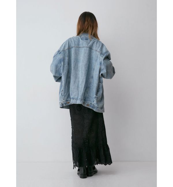 Ungrid「ビッグシルエットデニムジャケット」|ブルゾン・スタジャン|
