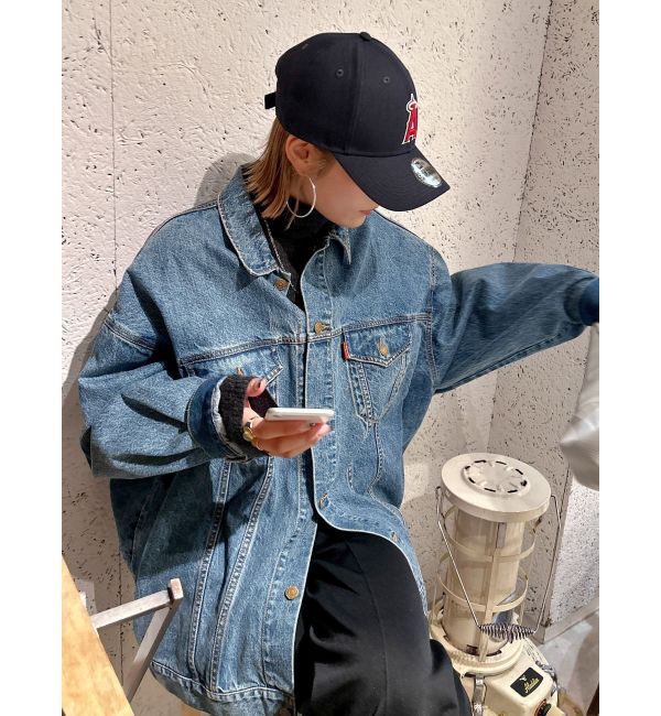 Ungrid「ビッグシルエットデニムジャケット」|ブルゾン・スタジャン|