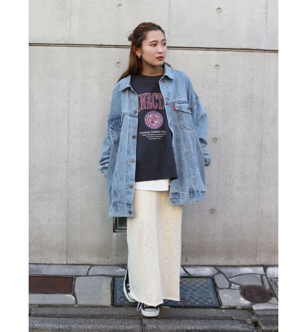 Ungrid「ビッグシルエットデニムジャケット」|ブルゾン・スタジャン|