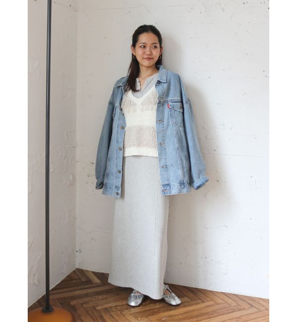 Ungrid「ビッグシルエットデニムジャケット」|ブルゾン・スタジャン|