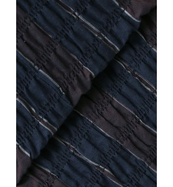 Ungrid「シャーリングデザインストライプスカート」|スカート|