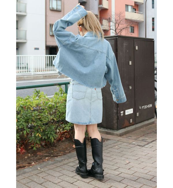 Ungrid「デニムミニスカート」|スカート|