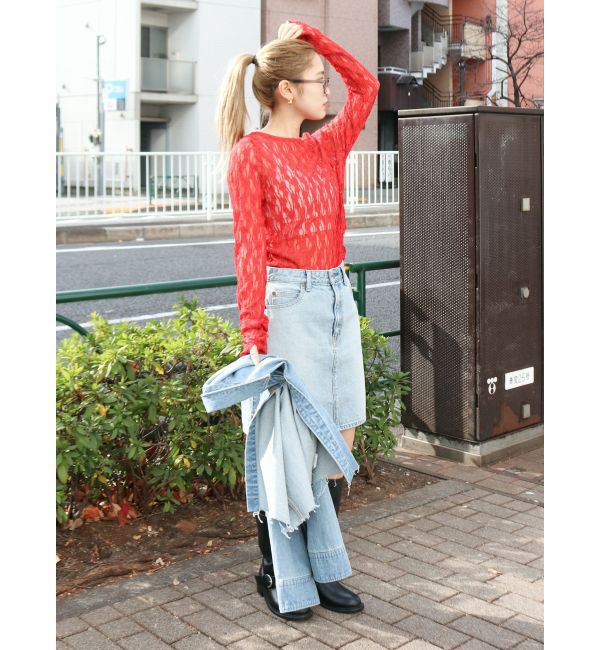 Ungrid「デニムミニスカート」|スカート|