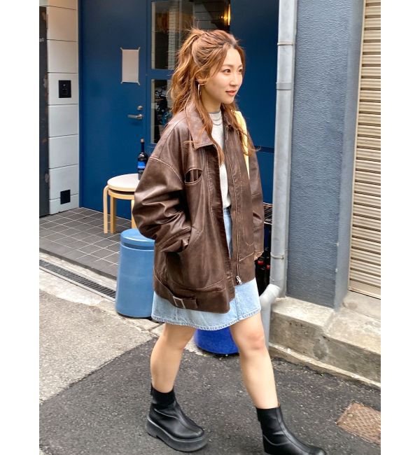 Ungrid「デニムミニスカート」|スカート|