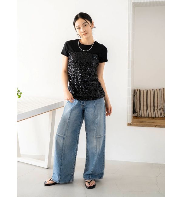 Ungrid「カーブデザインデニム」|デニム|